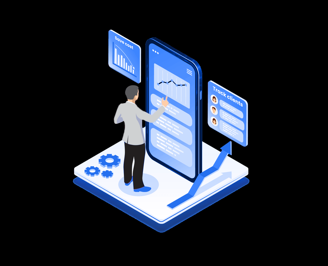 brokers dark background